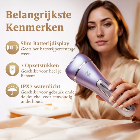 Rasoir pour femmes - rasoir 7 en 1 - épilateur - masseur facial - éliminateur de callosités - étanche - ligne de bikini - Zeri