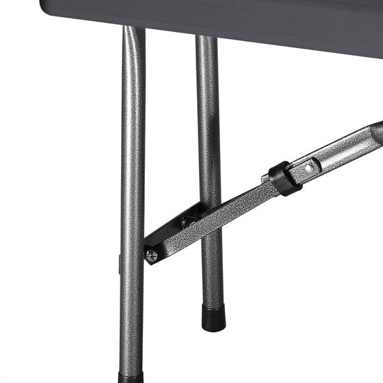 Casaria Lot de 2 bancs à bière - pliable 8 personnes 183cm- Anthracite
