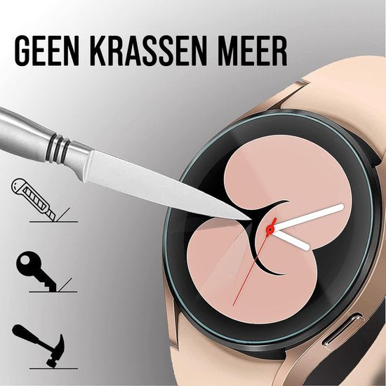Protection d'écran pour Samsung Galaxy Watch 4 / 5 / 6 / 7 / 8 - 40mm Screen Protector - 4 Pieces - Podec