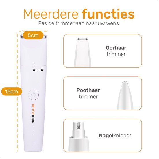 Dutchwide Tondeuse pour chiens et chats - Pour poils épais - Tondeuse silencieuse - Sans fil - Kit de toilettage pour animaux - Tondeuse pour chiens - Tables de coupe pour chiens - Tondeuse