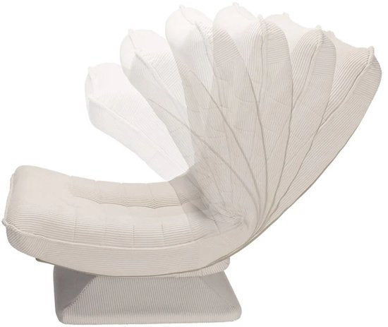 Fauteuil relax / Recliner Korsika - Tissu côtelé - Capacité de poids maximale 150 kg - Beige