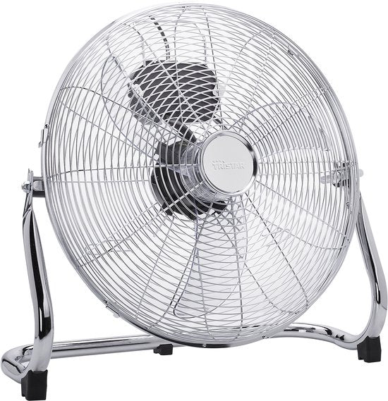 Ventilateur de sol 40 cm - 3 Vitesses - Ventilateur de caisson - Inclinaison 130° - Métal - Tristar VE-5936