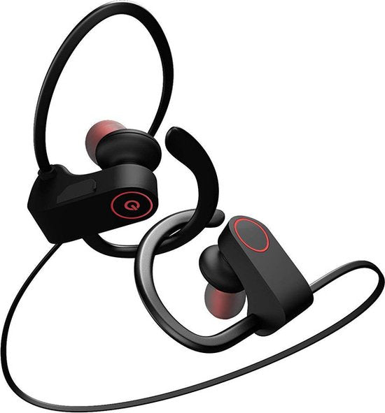 Ecouteurs Bluetooth intra-auriculaires sans fil, Casque de sport - Casque sans fil - noir/rouge U8