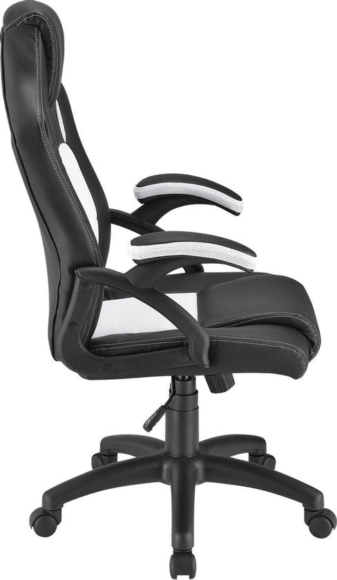 Chaise de bureau/chaise de jeu Racing Montreal - Blanc