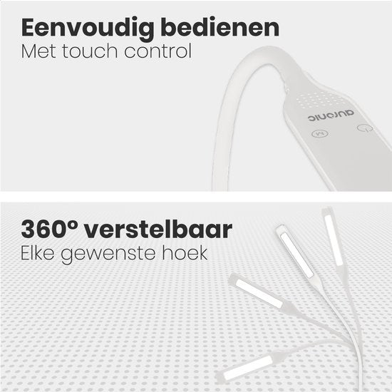Auronic Lampadaire - Lampadaire LED - Lampadaire Salon Bureau - Lampe de chambre - Lampe de lecture dimmable - Blanc