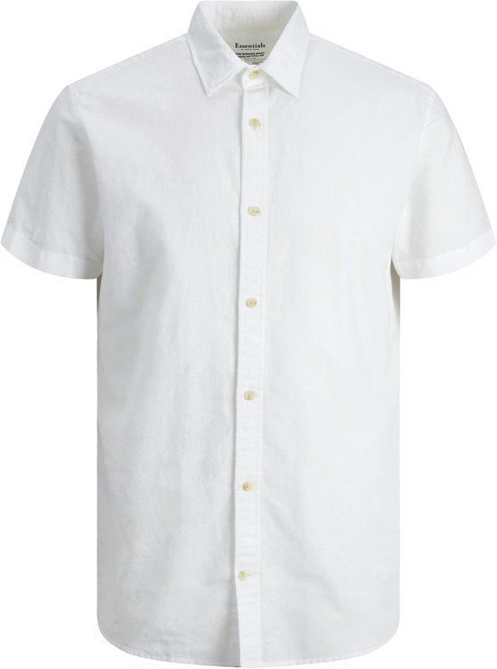 Jack & Jones - Chemises Hommes Manches courtes d'été - Blanc - Taille XXL
