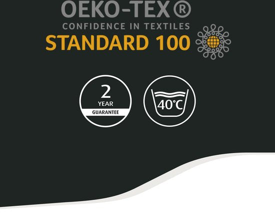 Home by TEMPUR - Sur-matelas - 180 x 200 x 9 cm - Anthracite & Fibres de Bambou - Doux et Irritable - Chambre à coucher & Confort - Infroissable et résistant au séchage