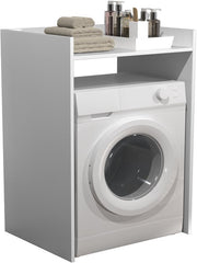 Armoire pour lave-linge - armoire pour lave-linge - meuble pour lave-linge - blanc