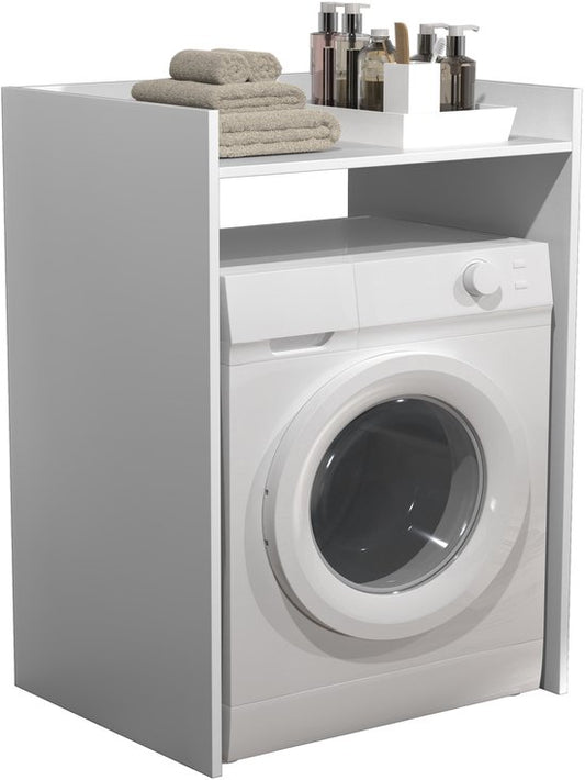 Armoire pour lave-linge - armoire pour lave-linge - meuble pour lave-linge - blanc