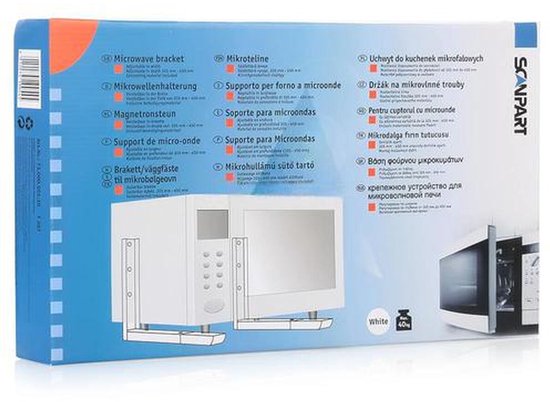 Supports Scanpart pour four à micro-ondes - Supports de suspension - Système de suspension universel - 40 kg