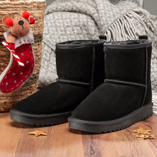 Pantoufles pour dames - Pantoufles - Bottes pour dames - antidérapantes - Semelle en mousse à mémoire de forme - Noir - Taille 41