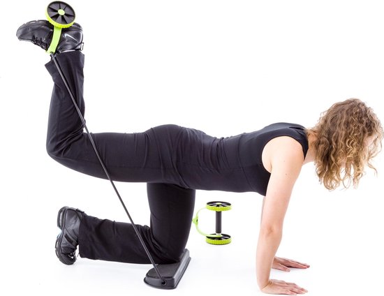 Appareil de fitness multifonctions - Noir - Genouillère confortable et antidérapante