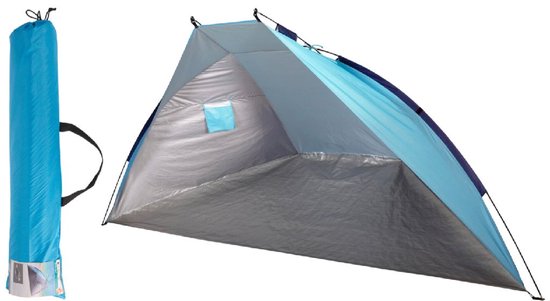 Abri de plage - 270x120x120 - Bleu - UV50