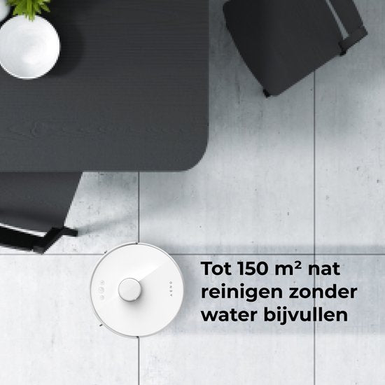 AENO RC2S aspirateur robot - Fonction balayage - Smart app FR - 2.5KPa - Blanc