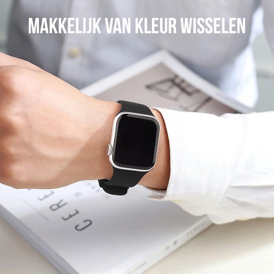 Podec Smartwatch - Bracelet en silicone multicolore Lot de 6 - Convient à l'Apple Watch - Bracelet adapté à l'iWatch 38 / 40/ 41 mm - Convient aux séries 1/2/3/4/5/6/7/SE