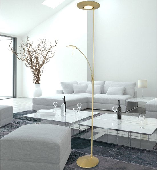 Lampadaire Steinhauer Zenith LED - Laiton