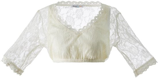 Dressforfun Dirndl blouse Lotti L - déguisement costume halloween déguisement carnaval déguisement carnaval déguisement carnaval - 303082