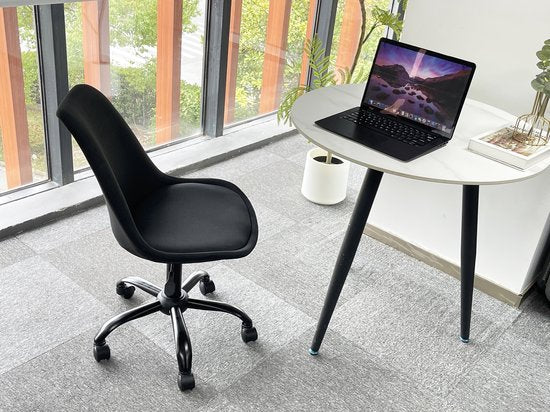 DMV - Chaise de bureau - Chaise - Chaises de bureau pour adultes - Chaise de bureau - Chaise de bureau à roulettes - Chaise de bureau noire - Chaise baignoire - Chaises baignoires - Chaise baignoire noire