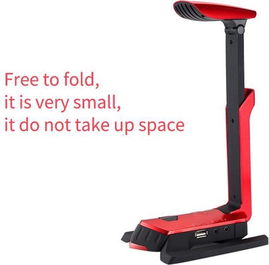 Kotion Each USB Microphone for PC - Avec fonction lampe et support pour casque d'écoute