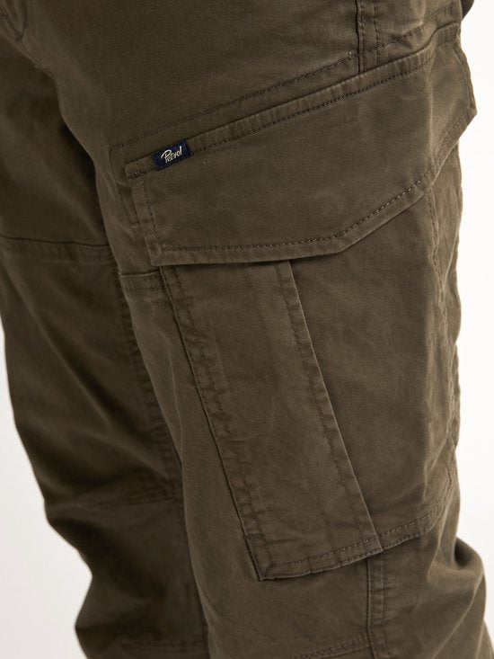 Petrol Industries Cargo Trousers - Shellfront - Hommes - Vert - Taille W32 L34