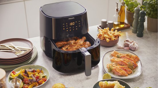 Philips Essential Connected 5000 Series - HD9280/70 - 6,2 litres (XL) - Technologie Rapid Air - 7 programmes préréglés - Quickclean