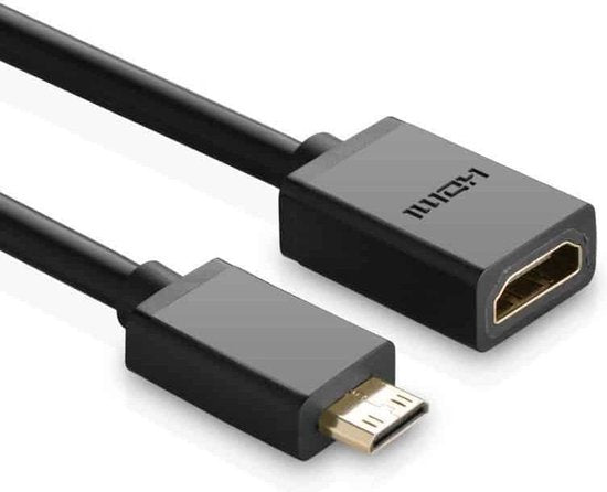 Câble adaptateur HDMI vers Mini HDMI - 4K 60 Hz - 22 cm