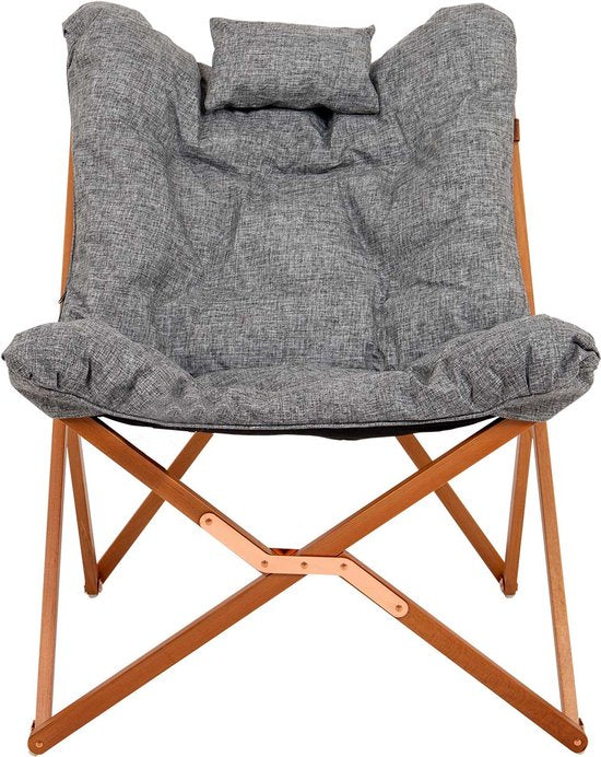 Bo-Camp - Urban Outdoor - Fauteuil relax - Bloomsbury Comfort - Gris