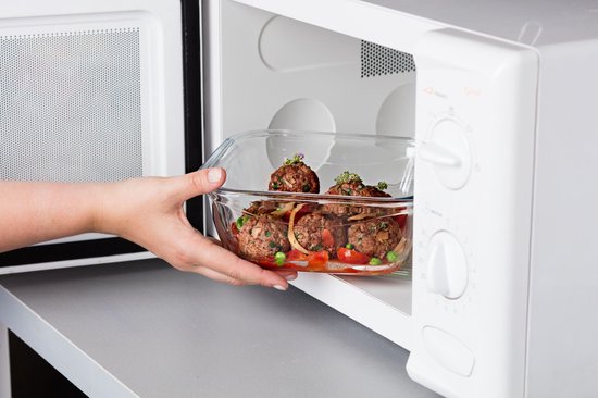 Pyrex - Cook & Go Bowl Square with Lid Set of 2 Pieces - Verre borosilicaté - Transparent -