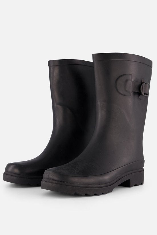 Xq Footwear Bottes de pluie pour femmes en caoutchouc noir - Bottes - 38
