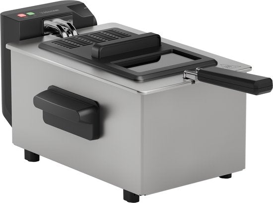 Tristar Friteuse 3 litres - FR-9327 - Friteuse 2000W - Hublot - acier inoxydable