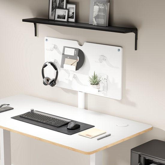 VDD Gaming - Plaque murale - Rangement console - Rangement manette - Accessoires de jeu - Blanc - 80 x 40 x 13,7 cm