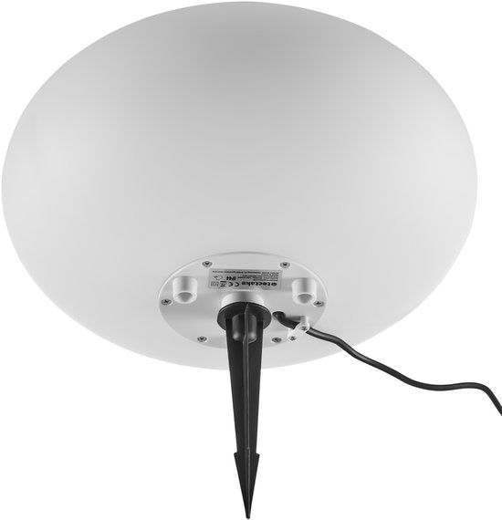 tectake® LED Garden Light - Lampes de jardin avec télécommande - LED 12W - 16 couleurs - Ø35 x 28.5 cm - Décoration de fête résistante aux intempéries - Décoration de jardin - Ampoule d'extérieur avec source lumineuse - Ampoules pour l'extérieur - Ampoule
