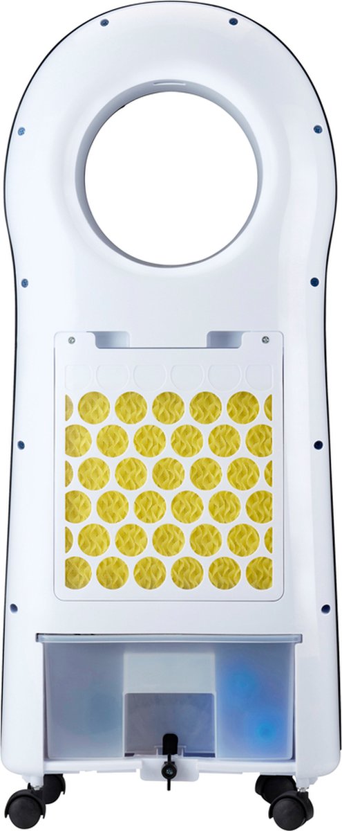 Lifetime Air Refroidisseur d'air - 55dB - 3.5L - 110 W - Télécommande et éléments de refroidissement inclus 32 x 23.50 x 76.50cm - Blanc