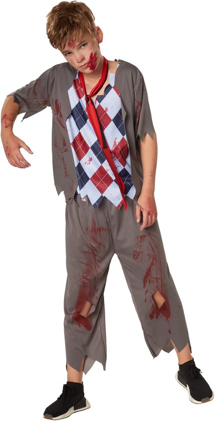 dressforfun - Creepy schoolboy 128 (7-8y) - déguisement halloween déguisement carnaval déguisement carnaval déguisement carnaval déguisement carnaval - 302221