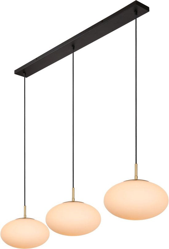 Lucide ELYSEE - Lampe suspendue - 3xE27 - Opale