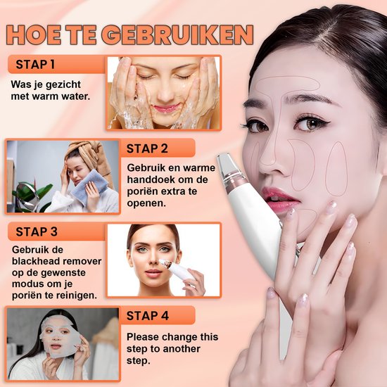 TibaGoods Premium Blackhead Remover I Pore Cleaner with 6 Attachments Remove blackheads | Acne | Comedone Spoons | Skin Care