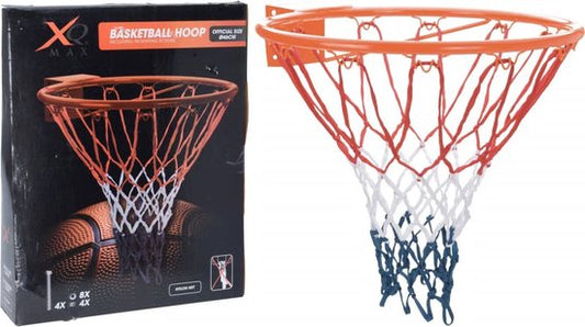 XQ Max Luxury Basketball Ring avec filet - 3 pièces - 46 cm