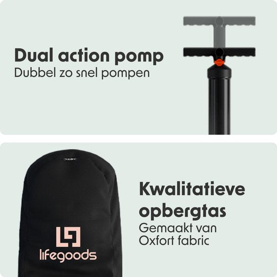 LifeGoods PaddlePro SUP Board - avec siège - Planche à pagaie gonflable - Ensemble complet - Max. 150KG - 320x81cm - Tropical Pink