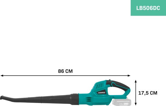 Souffleur - VONROC - 20V - 180 km/h - Nouveau modèle 2024 - Sans batterie ni chargeur rapide