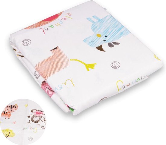 Otazy® Housse de couette pour enfants - Spécialement pour les couvertures occultantes - 140x200cm - Inclut 1 taie d'oreiller - 100% coton - Animaux