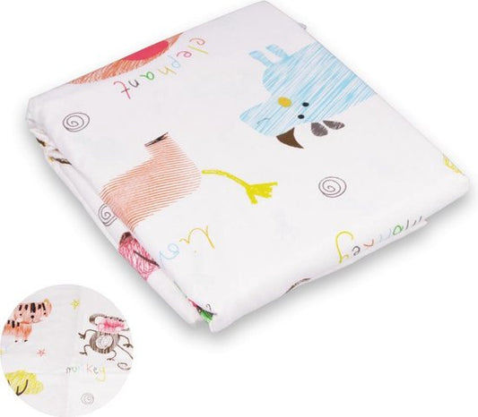 Otazy® Housse de couette pour enfants - Spécialement pour les couvertures occultantes - 140x200cm - Inclut 1 taie d'oreiller - 100% coton - Animaux