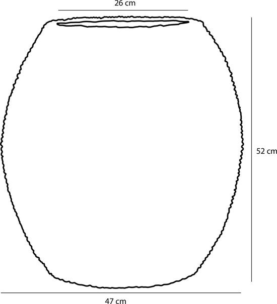 Mica Decorations Panier Billy pour plantes - H52 x Ø47 cm - Seagrass - Vert