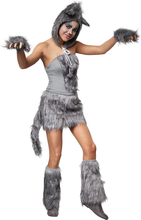dressforfun - Hot wolf lady L - dress up costume halloween dress up partywear carnaval costume partywear - 302493