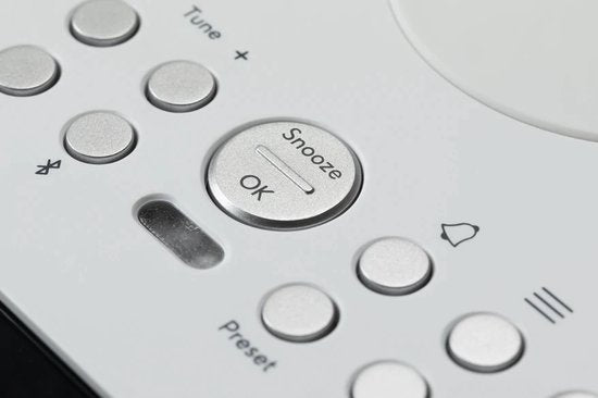 Roberts Radio Ortus DAB Charge Clock Analogue & digital White