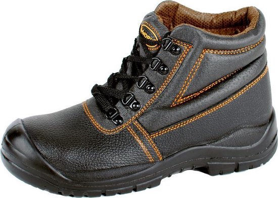 4WORK 4W12 Noir Chaussures de travail hautes S3