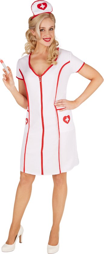 Dressforfun Infirmière XXL - costume de déguisement halloween déguisement carnaval déguisement carnaval déguisement carnaval - 301418