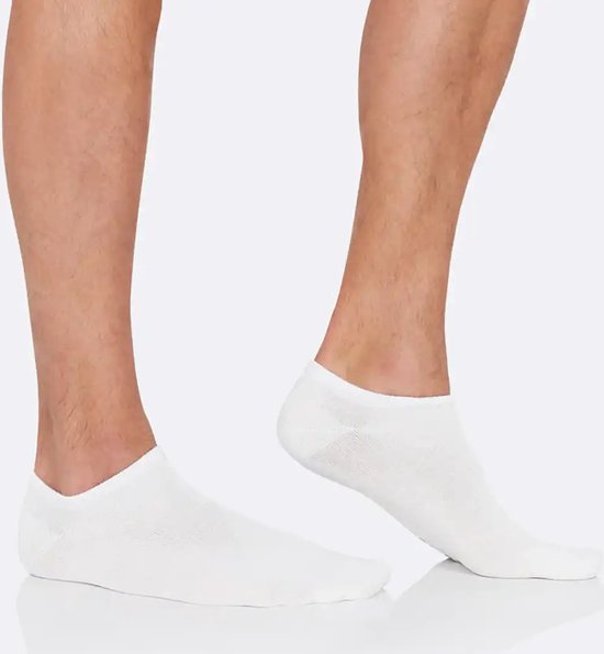 2 paires de chaussettes d'entraînement en bambou - Chaussettes de cheville en bambou doux pour femmes et hommes - 38 - Noir