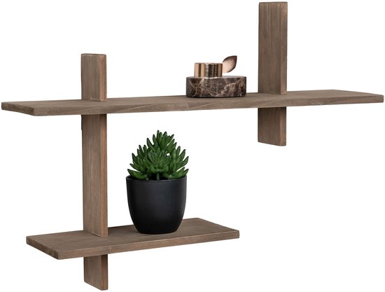 House Nordic Etagère Ovada - Planche en pin, 54x15x58 cm