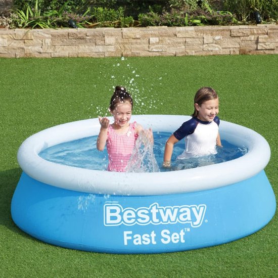 Bestway Kids' Pool - Ø 183 cm - Modèle 57392 - Bordure gonflable