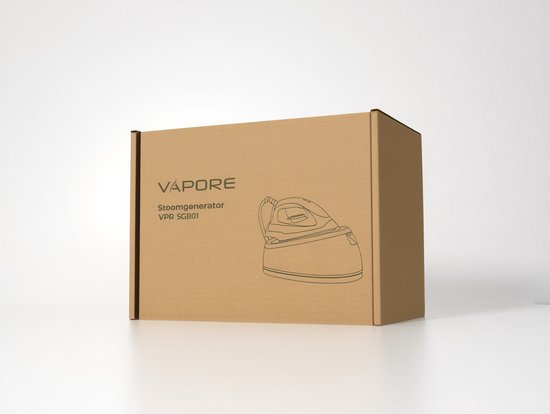 Vapore Fer à vapeur avec générateur de vapeur - 8 Sec Warm-up - 2400W - 5 Bar - 2.3L Tank - 57 Min Steam - Iron with Station - Ceramic Sole Plate